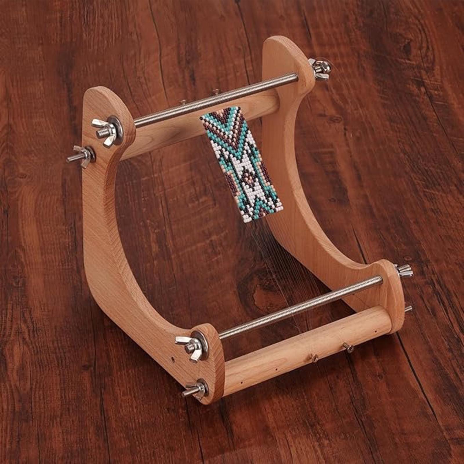 Wood Beading Loom Adjustable V - Jewelry Making Machines review and price