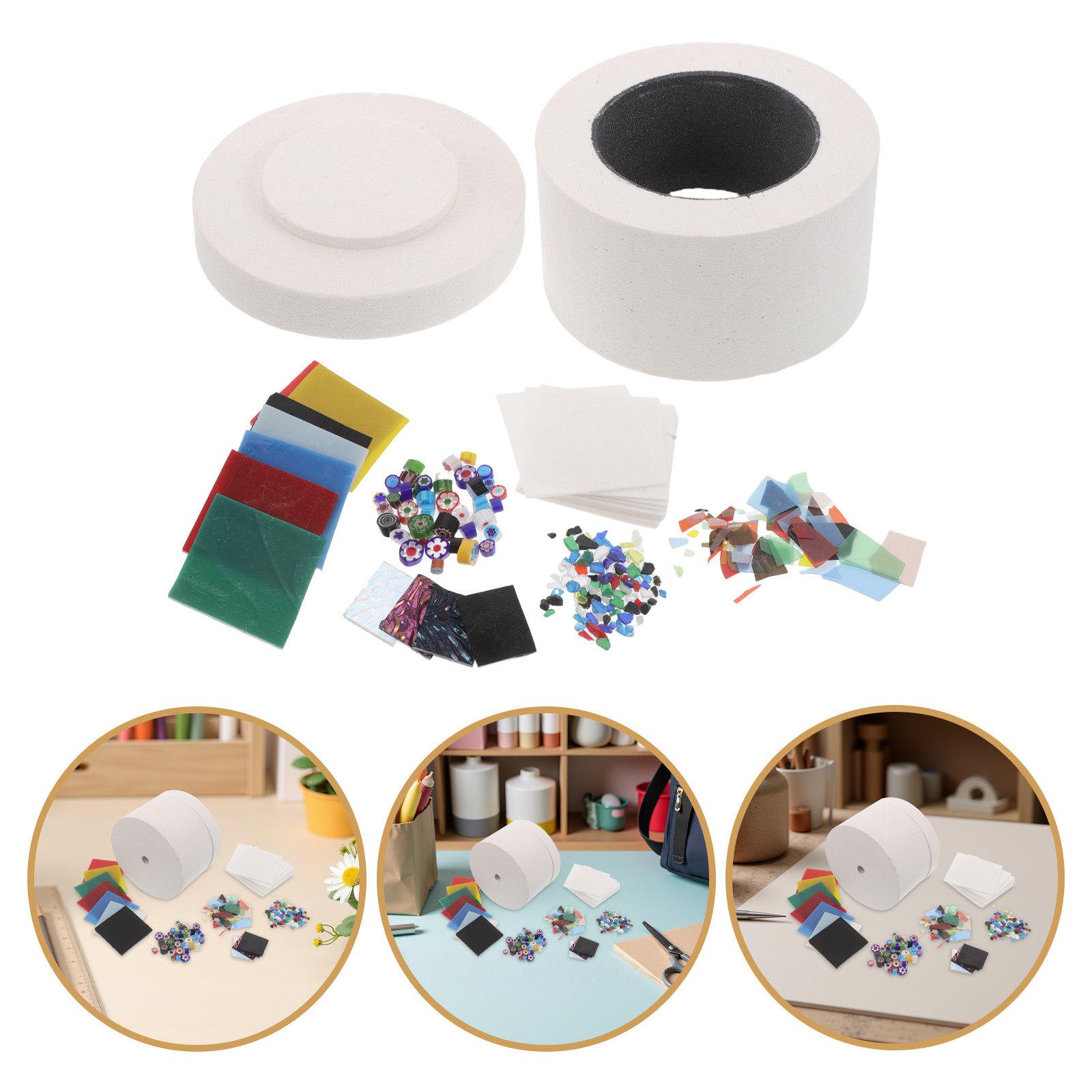 1Set Microwave Kiln Kit for Gl - Jewelry Making At Home review and price