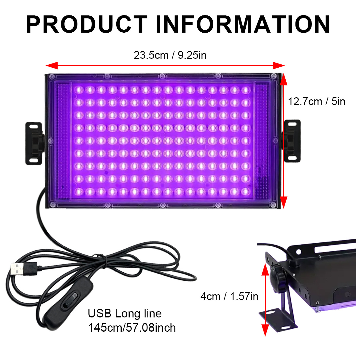 Portable 50 96 144 LED UV Resi - Jewelry Making Dc review and price